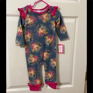 Ricrac and ruffles romper